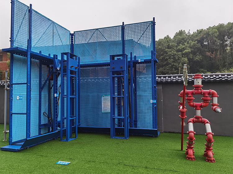 施工爬架、消防管機器人